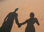 romance, sex, marriage, beach shadow