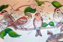 bird calls, wildlife, New England storm, children's book