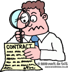 contract, writing career