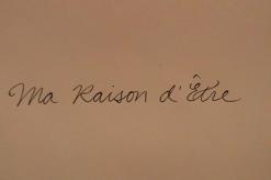reason for being, raison d'etre