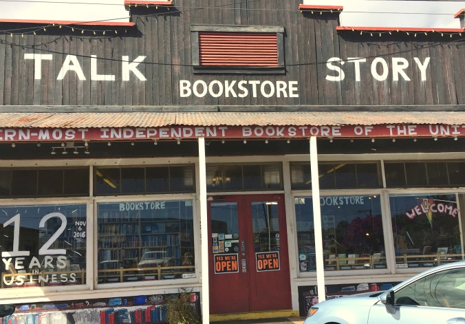 flash fiction, bookstore, Kauai, Talk Story Bookstore