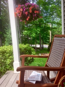 porch, rocking chair, doing nothing, New England relaxing