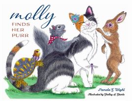 illustrated children's book, picture book, cat book
