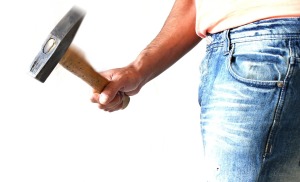 sledgehammer, hammer, renovation, marriage